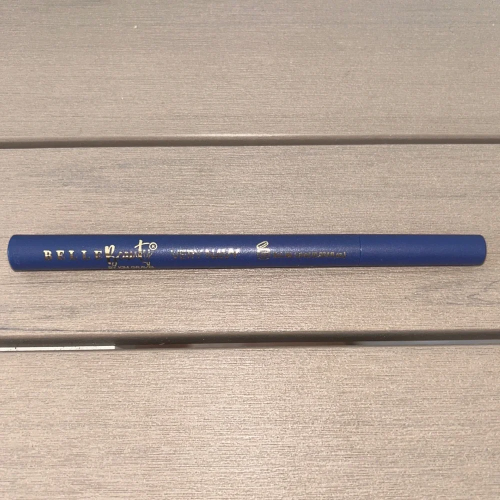 Belle Beauty Line Backer Waterproof Liquid Eyeliner Pen 24hr Wear Very Navy